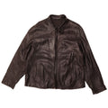 SCOUT Mens Leather Jacket UK 40 Large Black