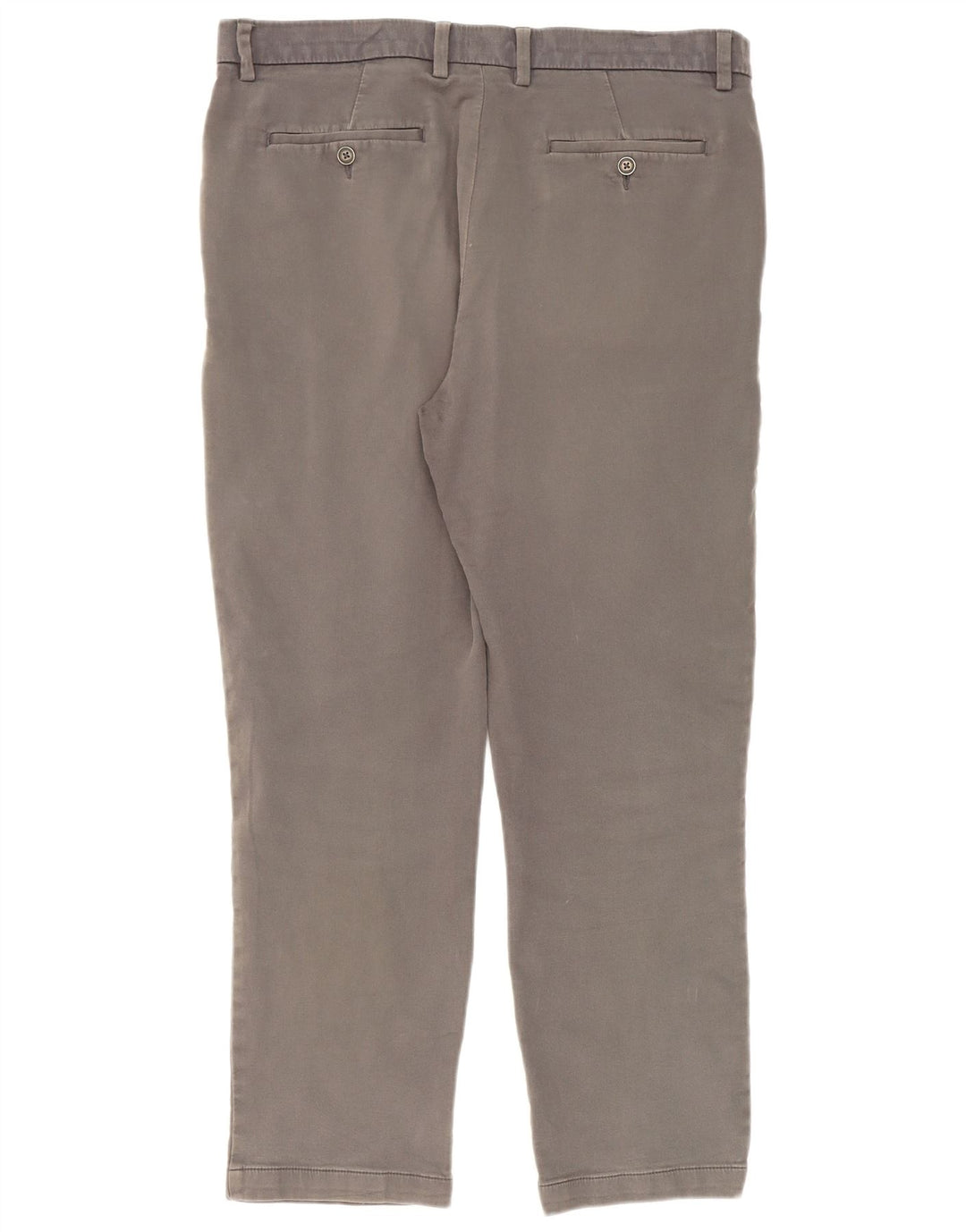 Pantaloni chino slim da uomo Marks & Spencer W36 L31 cotone grigio