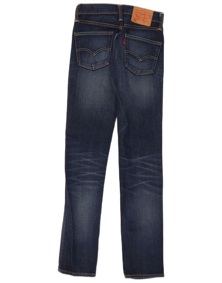 LEVI'S Womens 511 Slim Jeans W27 L32  Navy Blue
