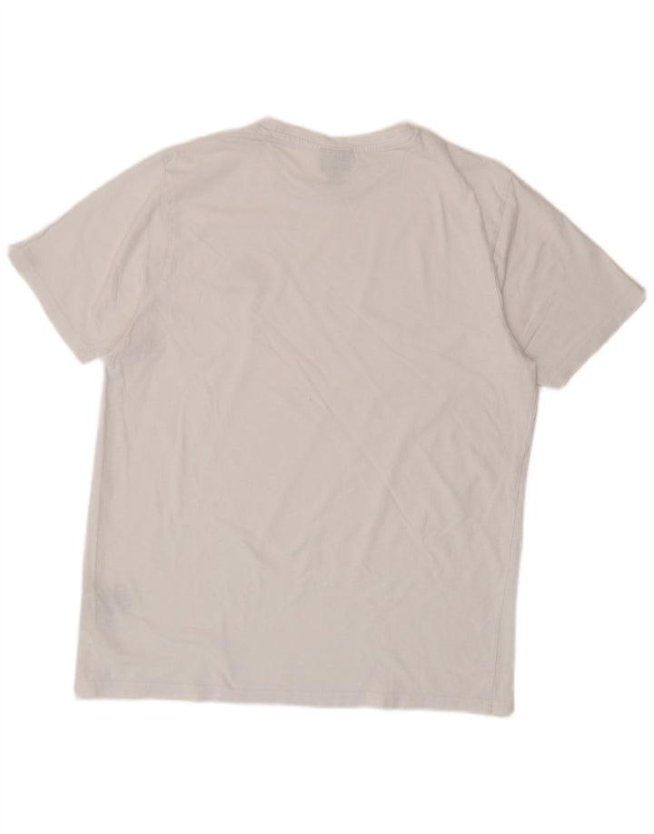 T-shirt da uomo Ellesse Top Large in cotone bianco