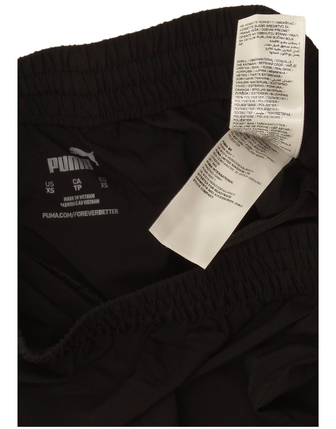 Pantaloncini sportivi da donna Puma UK 6 XS poliestere nero