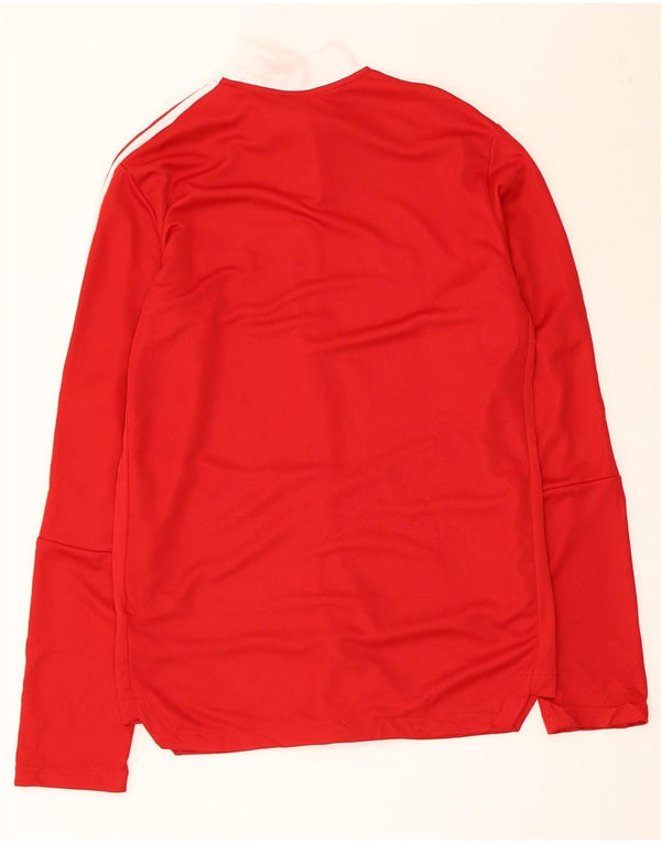 Giacca da allenamento Adidas Aeroready da uomo in poliestere rosso medio