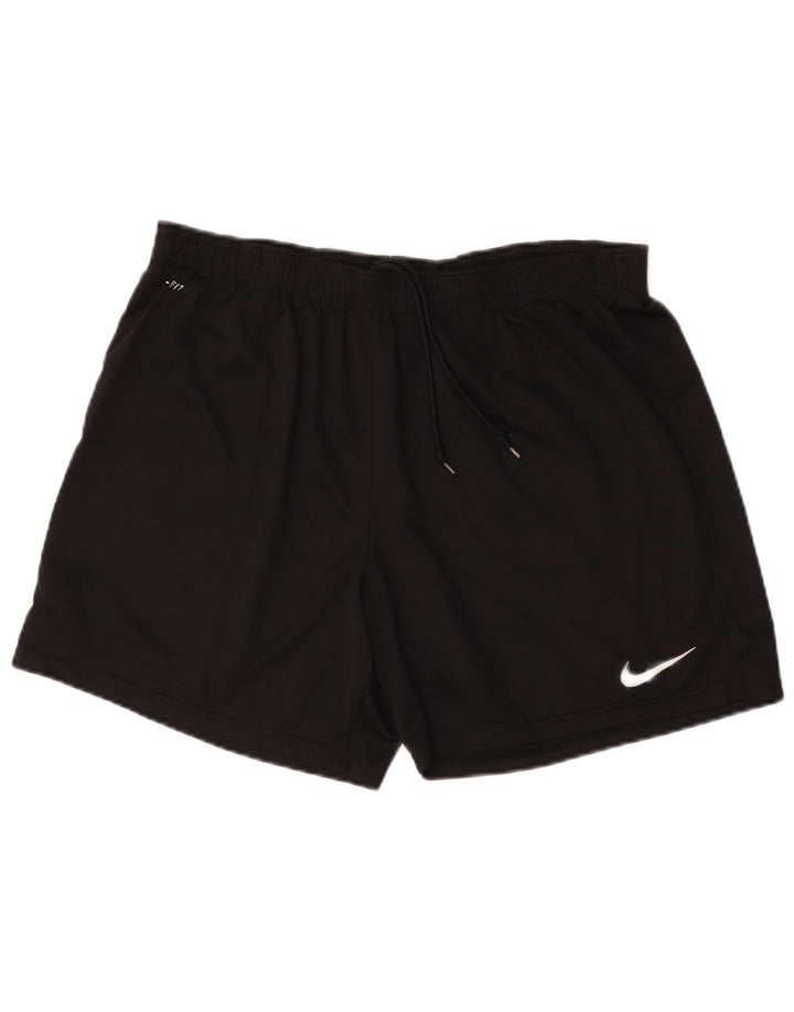 Pantaloncini sportivi Nike Dri Fit da donna XL poliestere nero