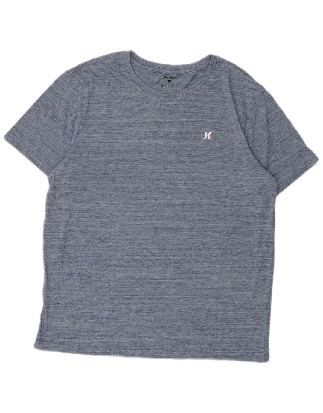 T-shirt da uomo Hurley Top grande in poliestere chiazzato blu