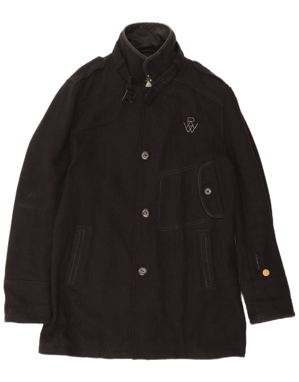 Soprabito militare da uomo G-STAR UK 40 grande lana nera