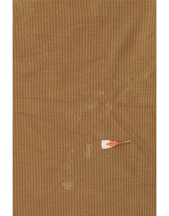 Ted Baker Top da uomo a maniche lunghe taglia 3 in cotone beige medio