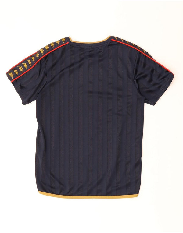 T-shirt grafica da uomo Kappa Top Small blu navy in poliestere