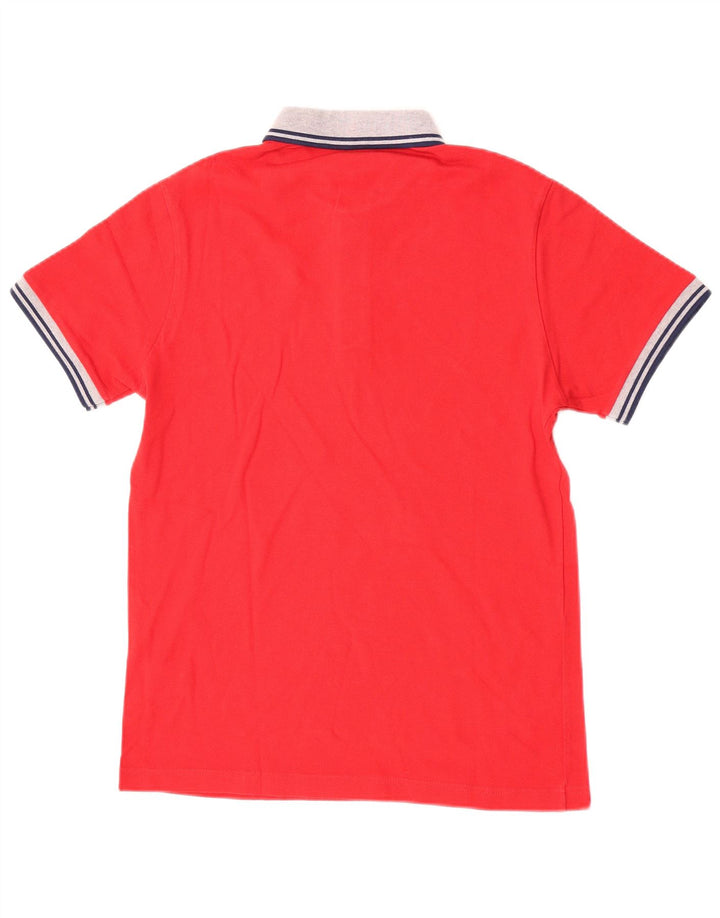 Polo da rugby da uomo Fred Perry in cotone rosso medio