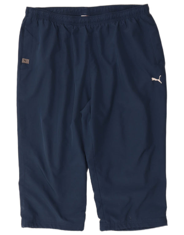 Pantaloni da tuta Puma da uomo con grafica Capri 2XL poliestere blu navy