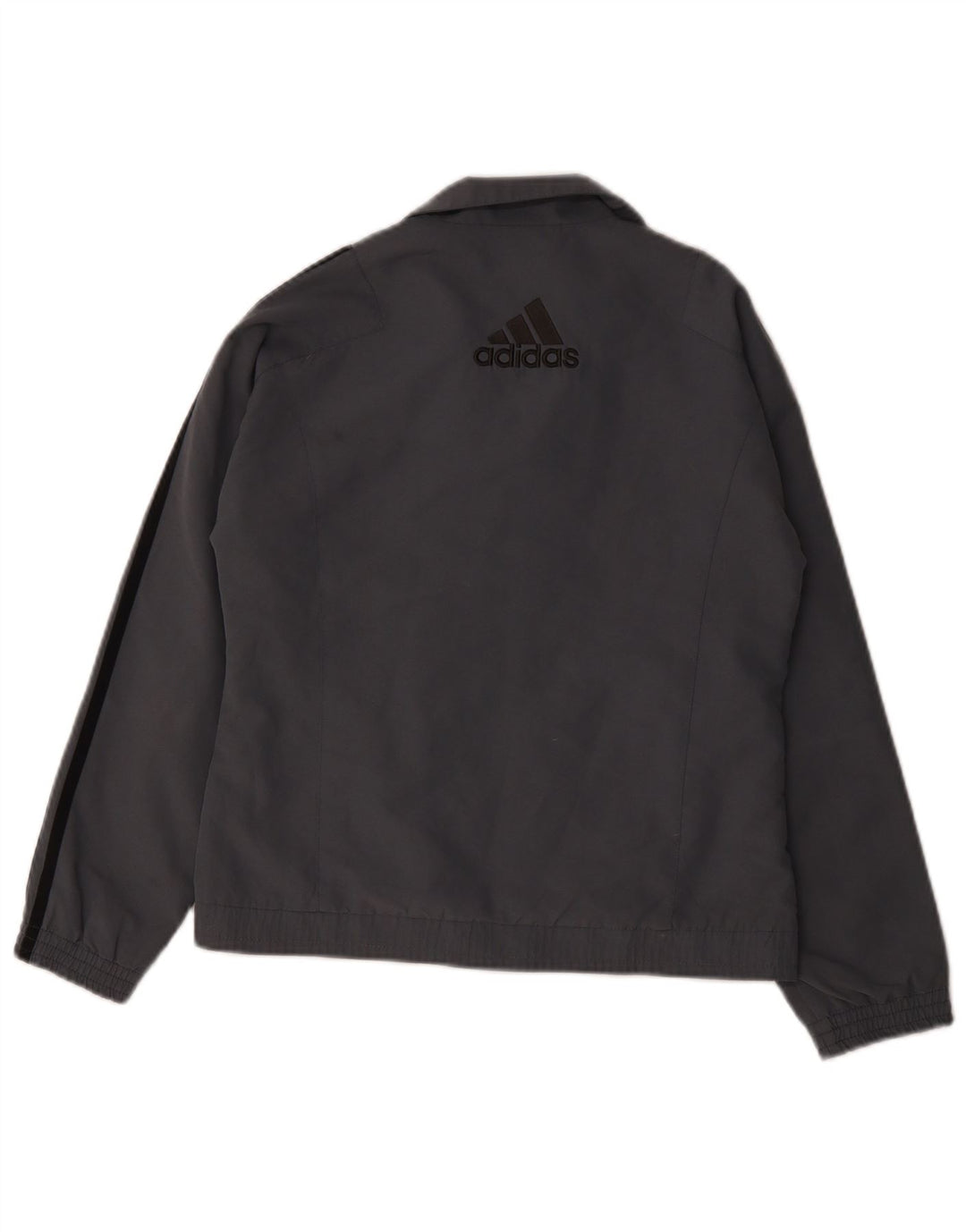 Giacca da tuta da ragazzo Adidas 11-12 anni in poliestere grigio