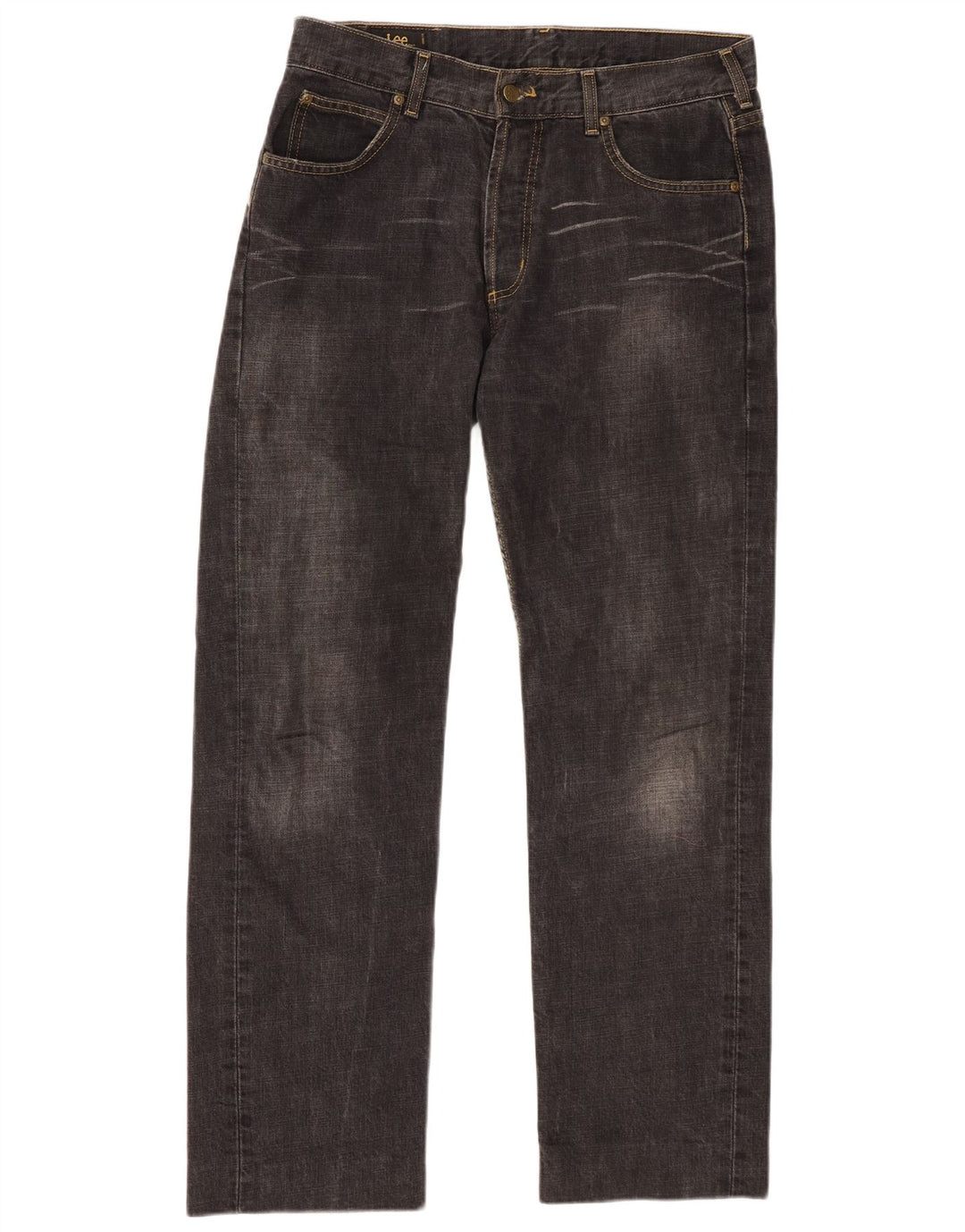 Jeans dritti da uomo LEE Seattle W34 L30 cotone nero