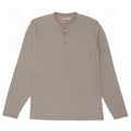 Levi's Maglia da uomo con vestibilità standard, manica lunga, grigio medio chiazzato