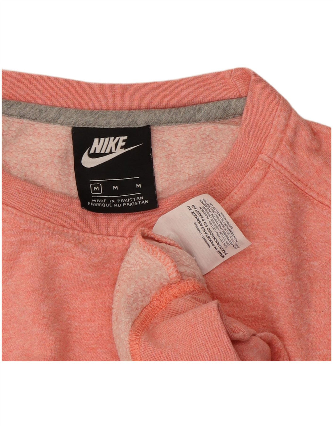 Felpa da donna Nike Jumper UK 14 cotone rosa medio