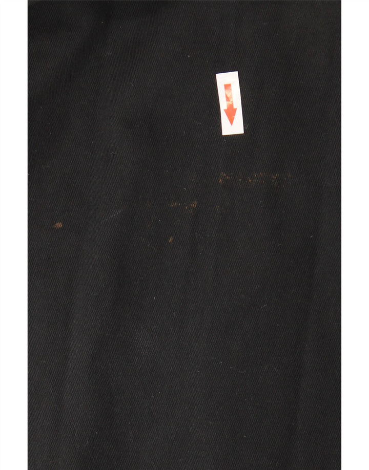 Pantaloni chino da donna Dickies a gamba larga W26 L28 poliestere nero