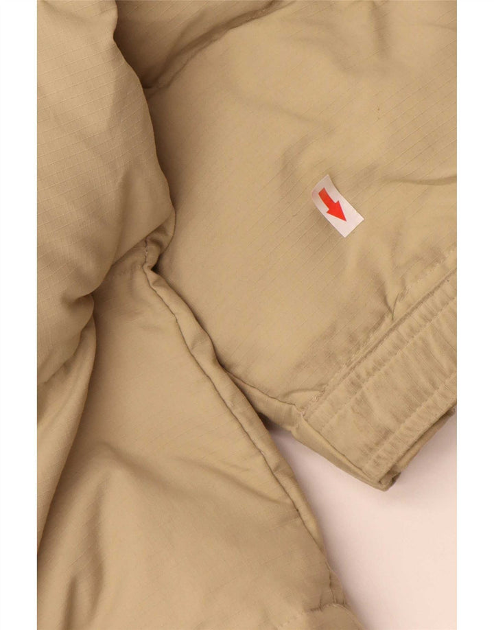 Cappotto imbottito con cappuccio da uomo Fila UK 40 Large Beige in poliammide