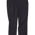 Pantaloni da completo da uomo Marks & Spencer Autograph W40 L31 blu navy a righe