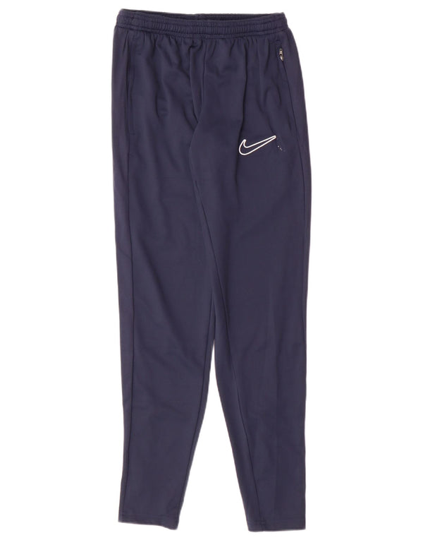 Pantaloni da tuta Nike Dri Fit da uomo piccoli in poliestere blu navy