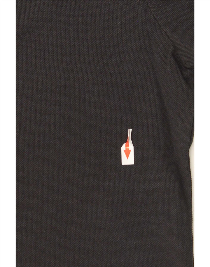 Polo Nike da uomo piccola in cotone nero