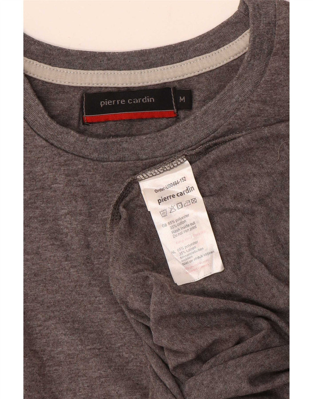 Gilet da uomo Pierre Cardin in poliestere grigio medio