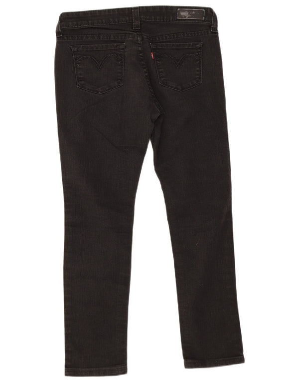 Jeans slim a vita bassa da donna Levi's W29 L32 cotone nero