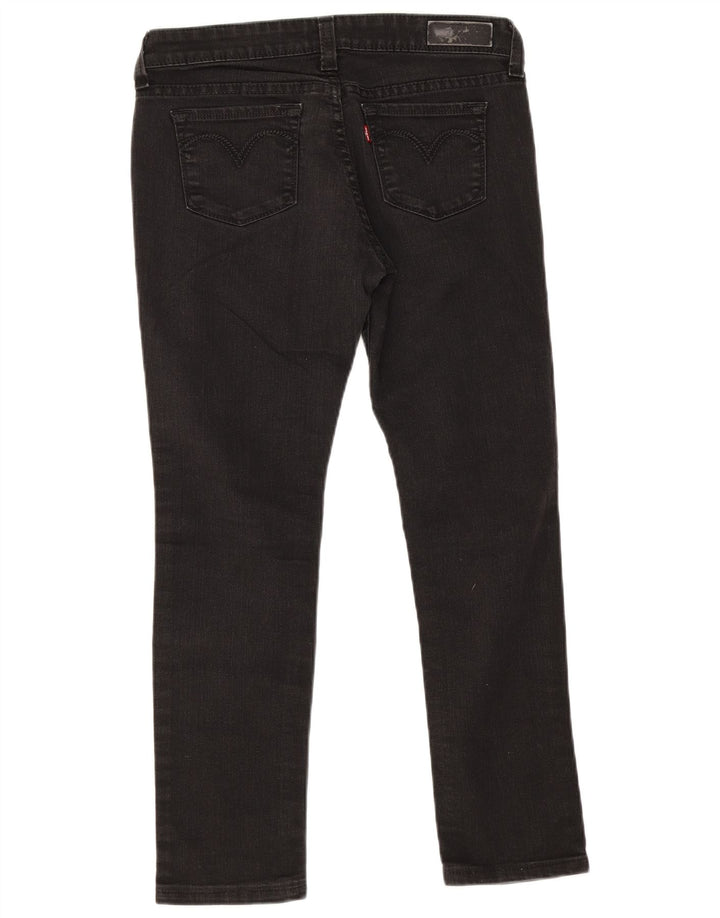 Jeans slim a vita bassa da donna Levi's W29 L32 cotone nero