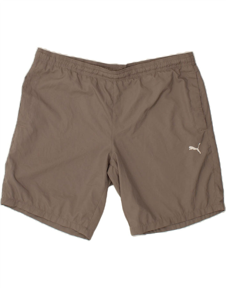 PUMA Mens Sport Shorts Large  Grey Vintage Puma and Second-Hand Puma from Messina Hembry 