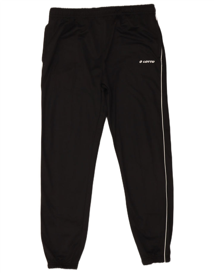 Lotto Mens Tracksuit Trousers Joggers 2XL Black Polyester