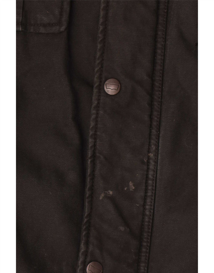 Giacca utility da uomo Levi's UK 42 XL cotone nero