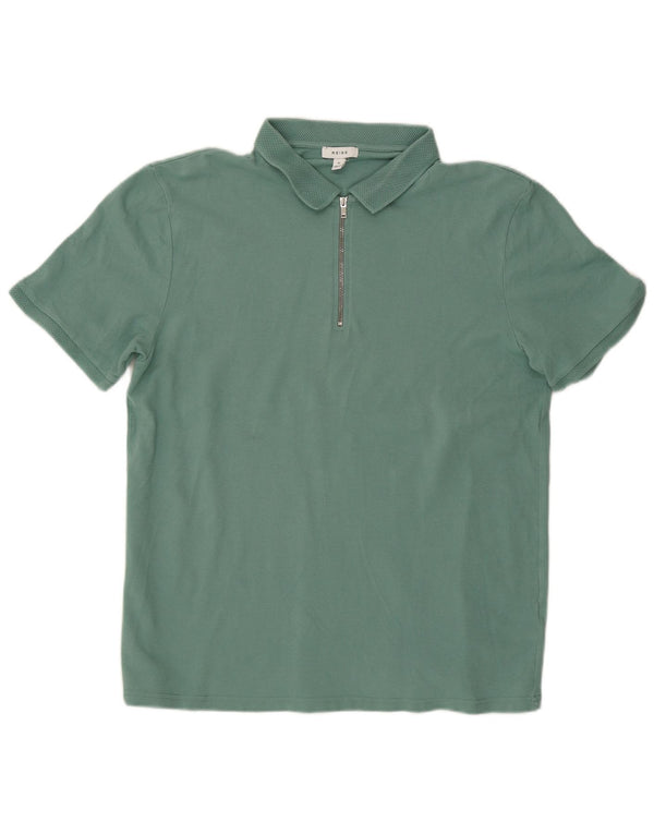 Polo da uomo Reiss XL in cotone verde