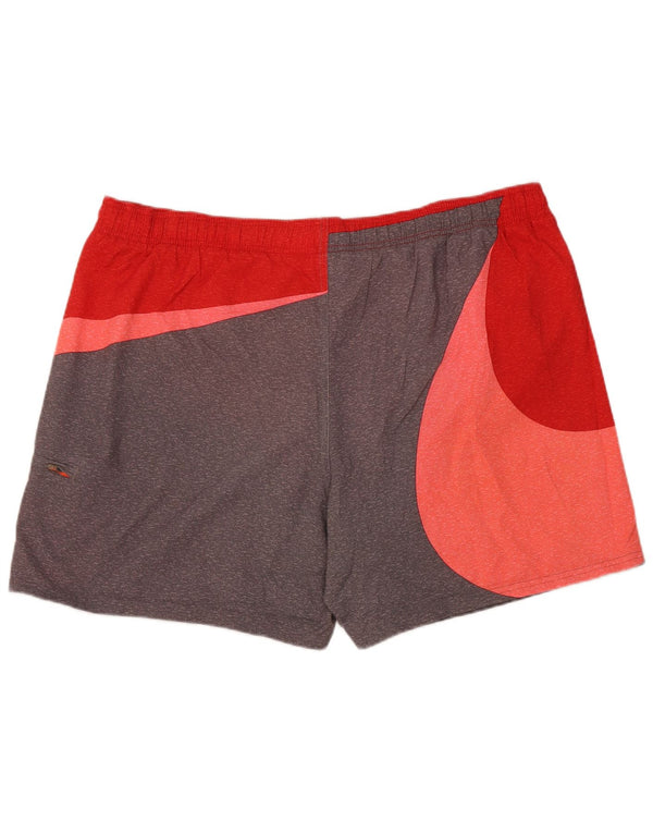 Nike Mens Swimming Shorts 2XL Multicoloured Colourblock Polyester