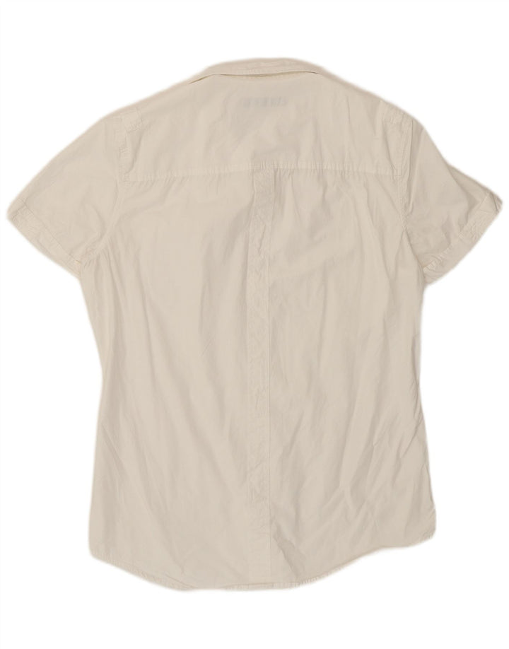 Camicia a maniche corte da uomo Calvin Klein Jeans Large bianca