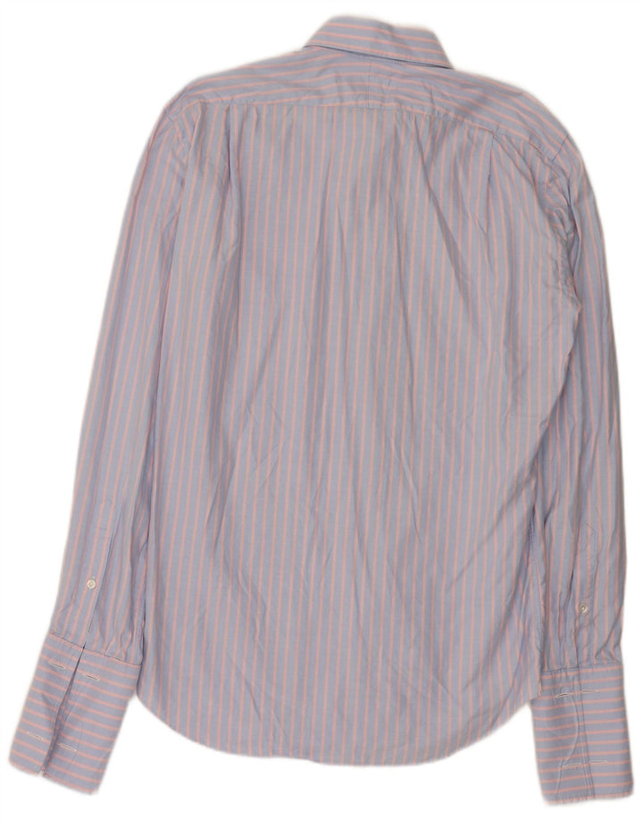 Camicia formale da uomo Hackett a righe blu medio