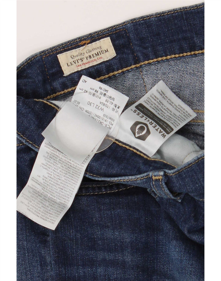 Levi's Uomo 511 Slim Jeans W32 L30 Cotone Blu