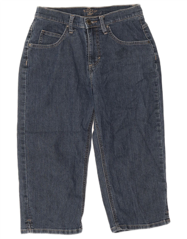 Jeans LEE Riders Capri da donna US 8 medio W30 L18 cotone blu