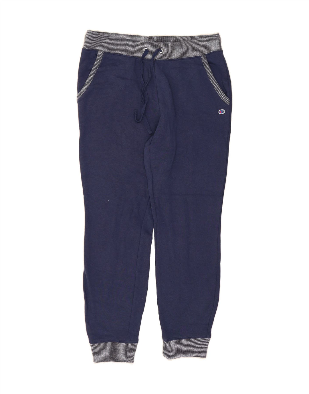 CHAMPION Womens Tracksuit Trousers Joggers Medium Navy Blue Cotton Vintage Champion and Second-Hand Champion from Messina Hembry 