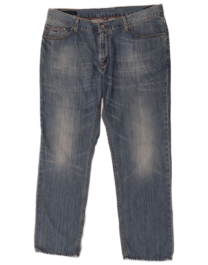 Jeans dritti da uomo Tommy Hilfiger W40 L31 cotone blu