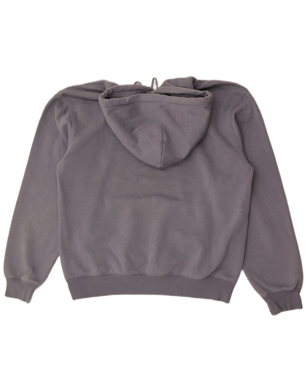 Maglione con cappuccio grafico da uomo Carhartt grande in cotone grigio