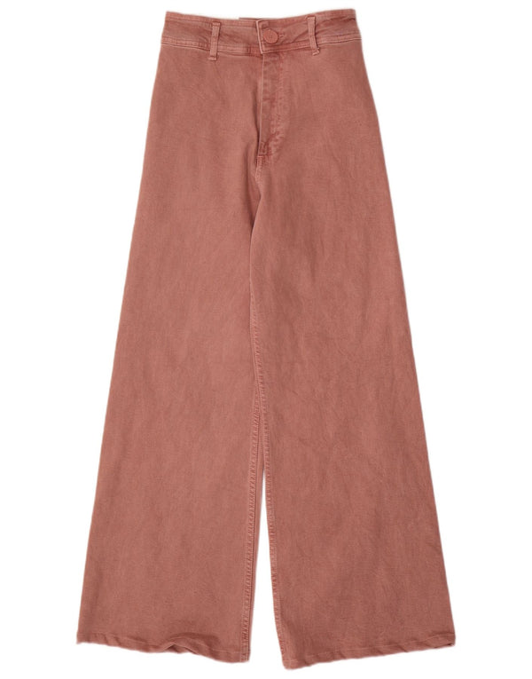 Jeans Zara da donna The Marine a gamba larga dritti EU 34 2XS W24 L28 Rosa