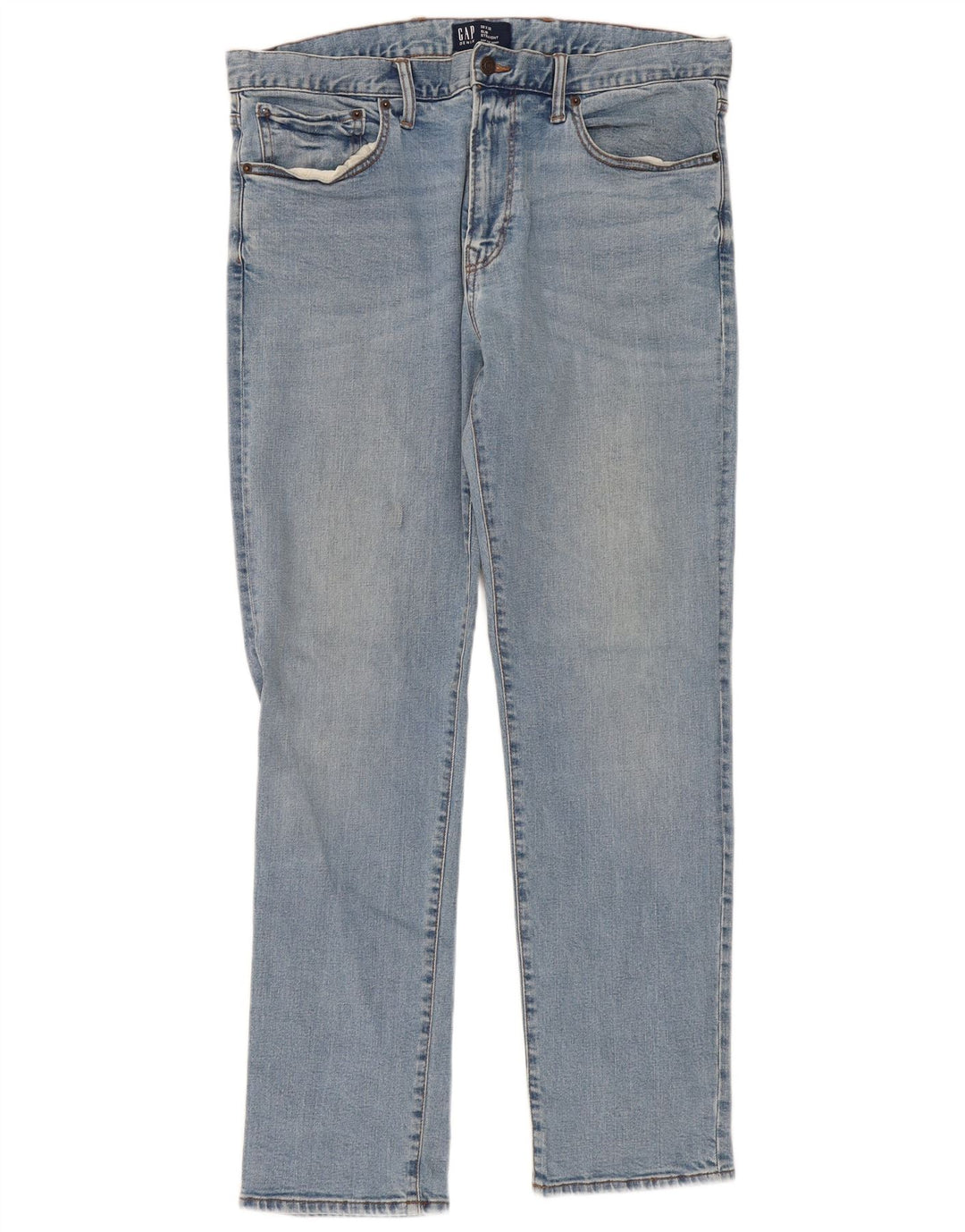 Jeans dritti slim da uomo Gap W36 L32 cotone blu