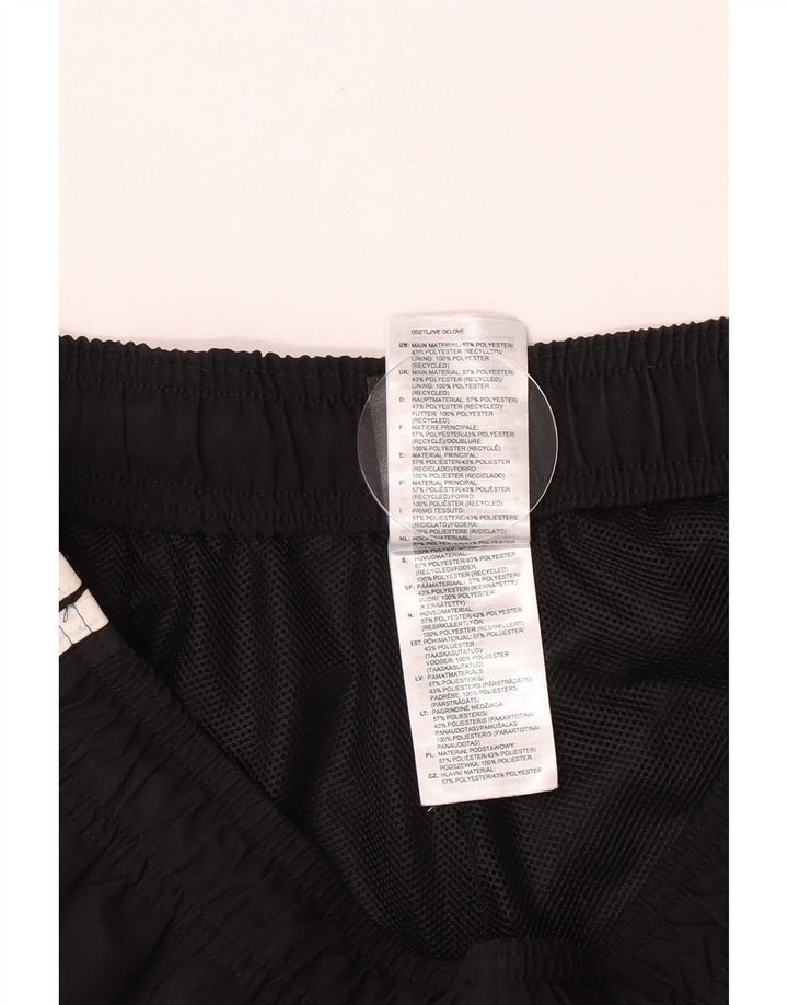 Pantaloncini sportivi da uomo Adidas medi neri in poliestere