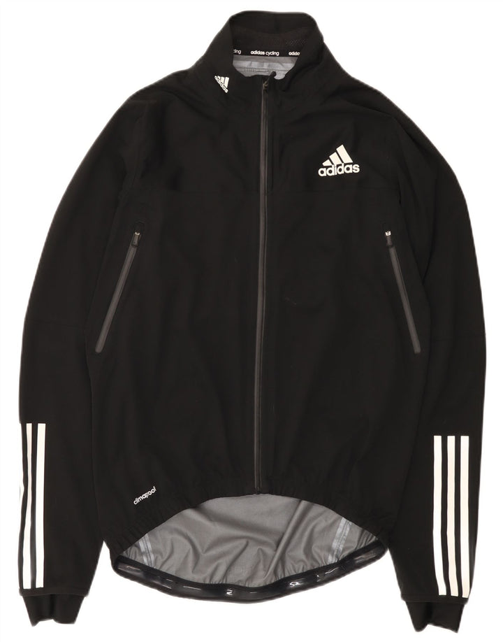 Giacca antipioggia Adidas Climacool da donna UK 14 poliestere nero medio