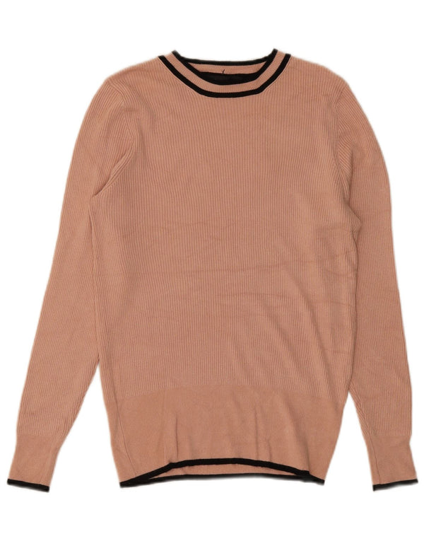 Camicetta da donna Marks & Spencer Top UK 14 Viscosa a righe grandi rosa