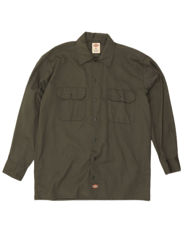 Camicia da uomo Dickies Poliestere kaki medio