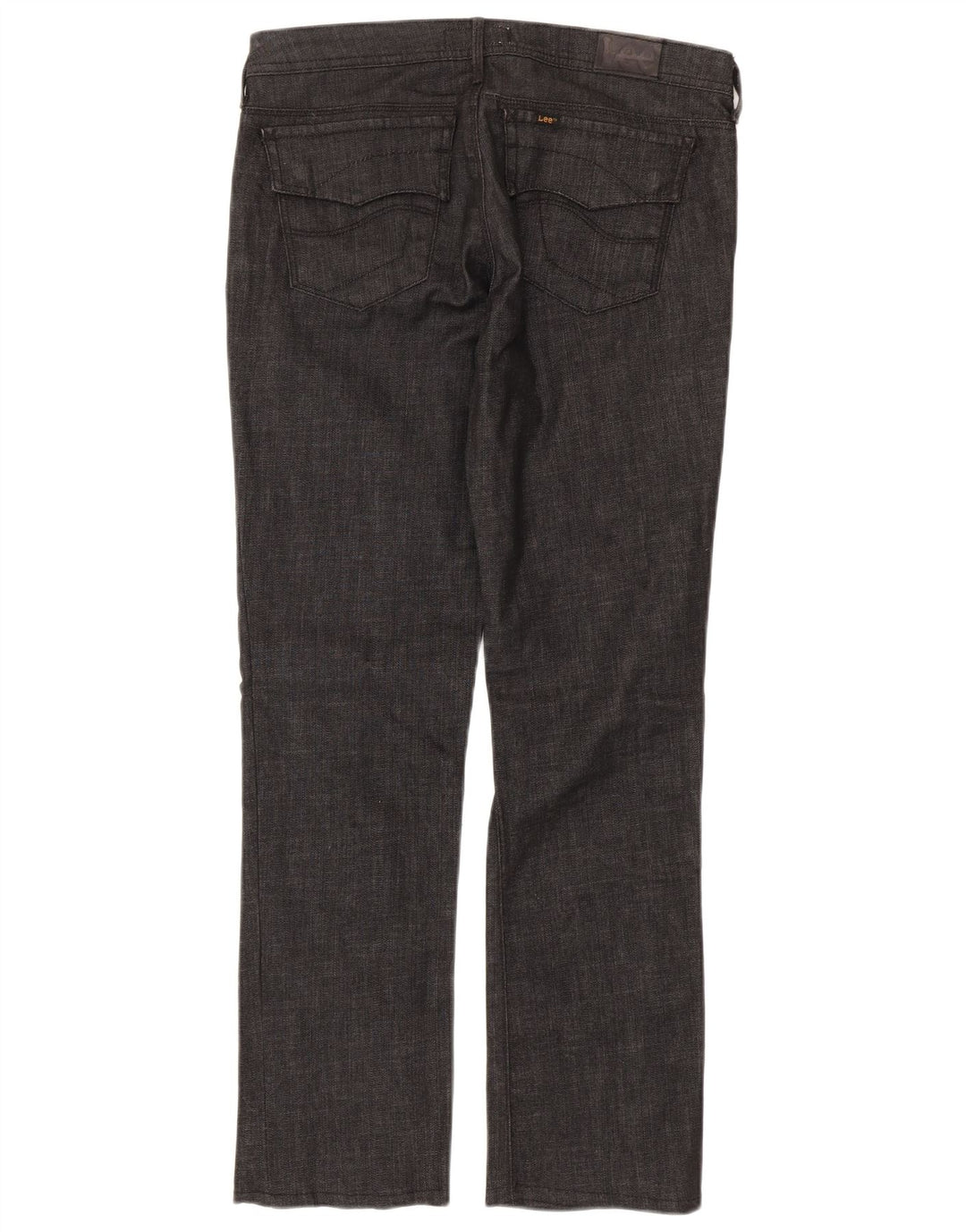 Jeans Lee Bootcut con patta corallo da donna W30 L30 cotone grigio