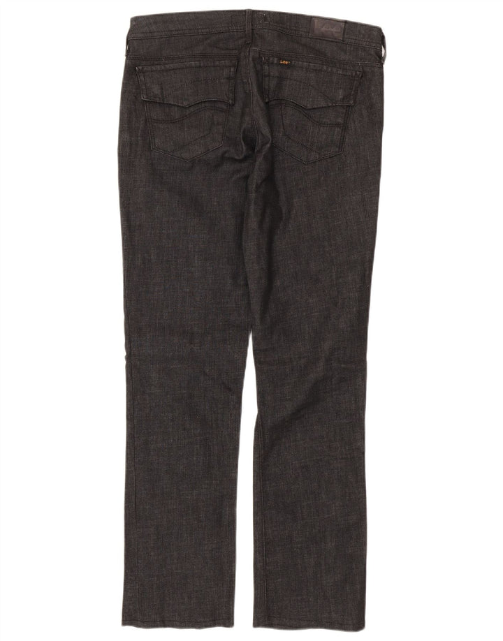 Jeans Lee Bootcut con patta corallo da donna W30 L30 cotone grigio