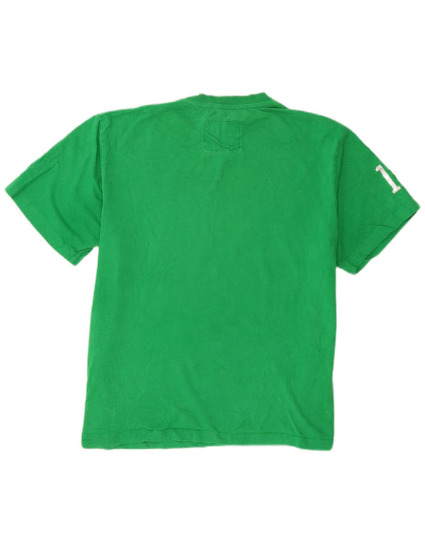T-shirt grafica da uomo Champion Top 2XL cotone verde