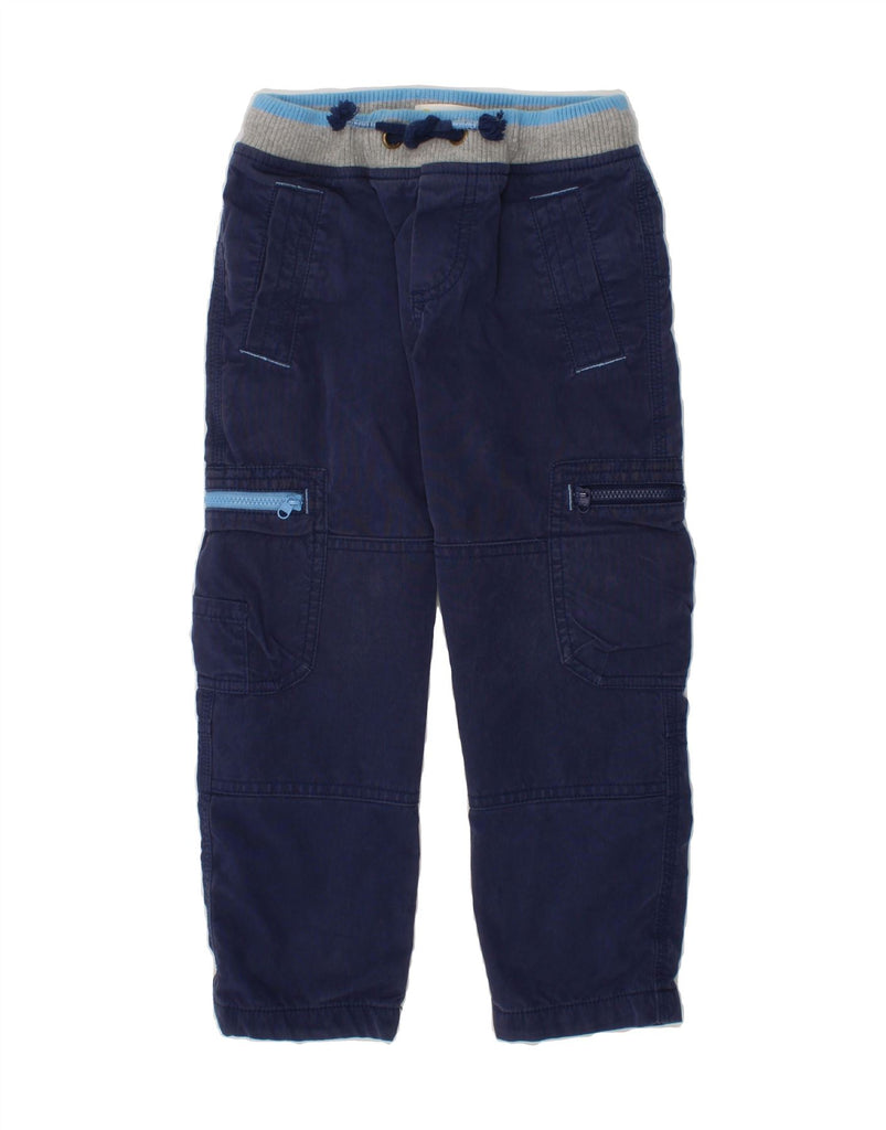 BODEN Boys Straight Cargo Trousers 3-4 Years W20 L16 Navy Blue Vintage Boden and Second-Hand Boden from Messina Hembry 