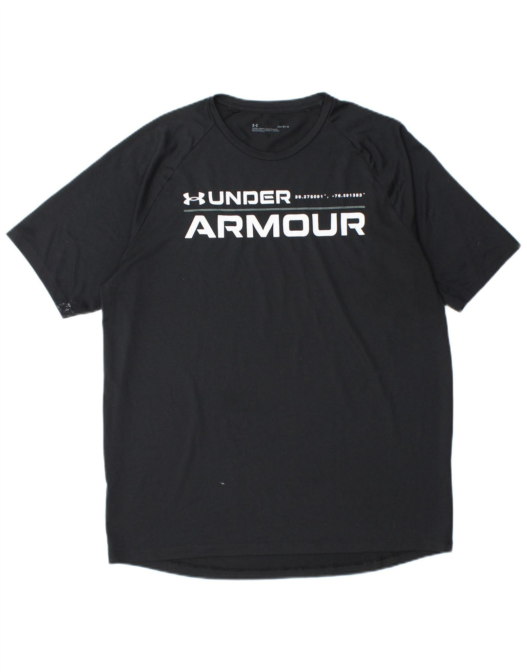 T-shirt grafica da uomo UNDER ARMOUR grande grande nera