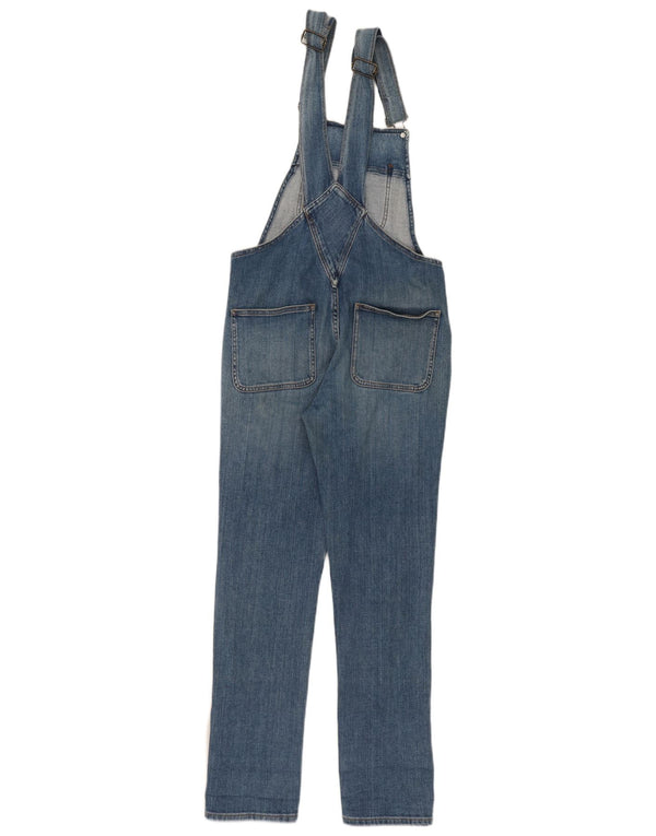 Fat Face Jeans affusolati salopette Lewes da donna UK 8 piccoli W32 L30 blu