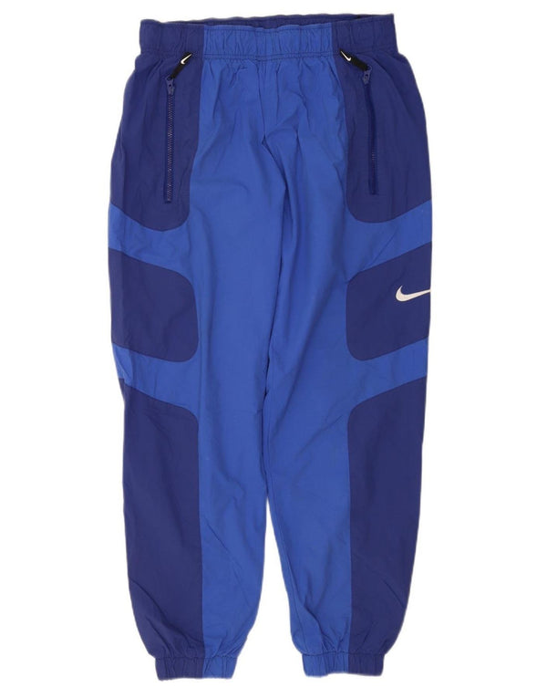 Pantaloni da tuta da uomo Nike Joggers in nylon color block blu medio